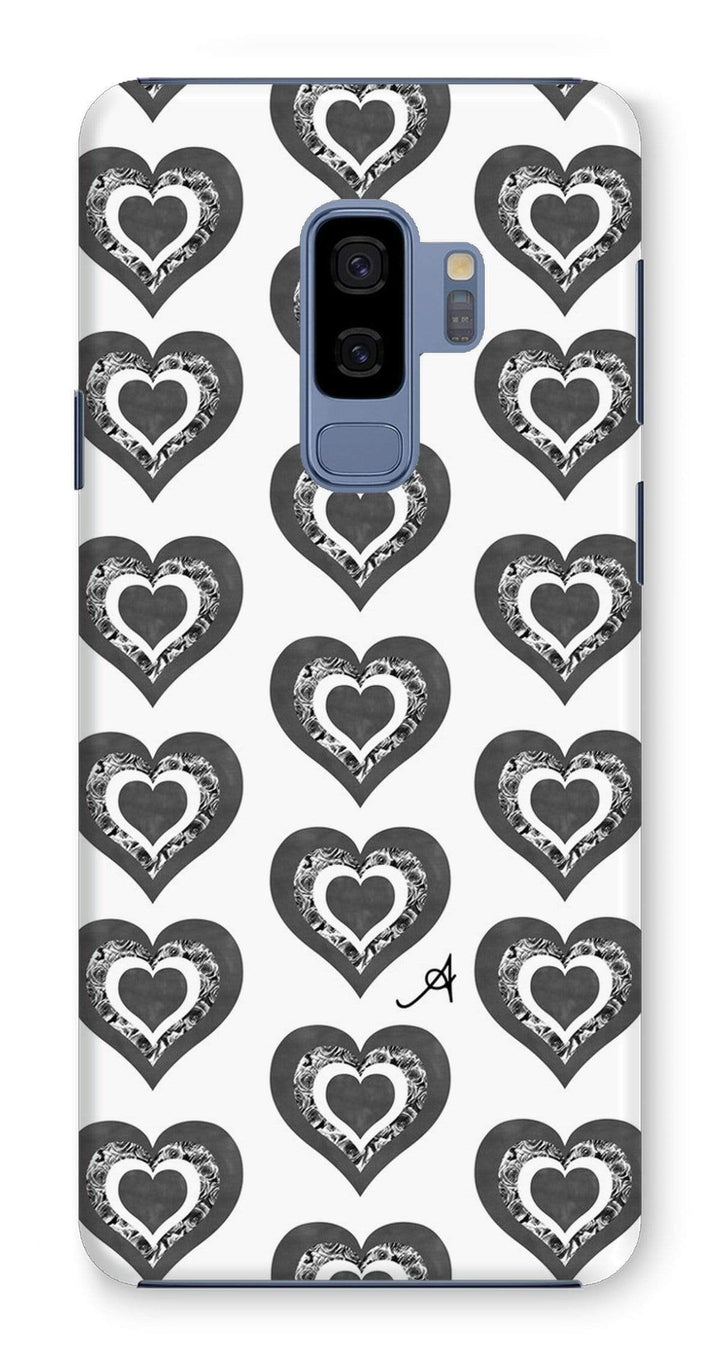 Phone & Tablet Cases Samsung Galaxy S9+ / Snap / Gloss Textured Roses Love Black Amanya Design Phone Case Prodigi