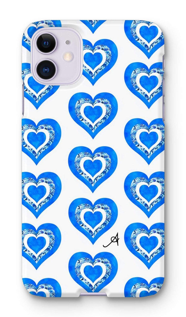 Phone & Tablet Cases iPhone 11 / Snap / Gloss Textured Roses Love Cornflower Amanya Design Phone Case Prodigi