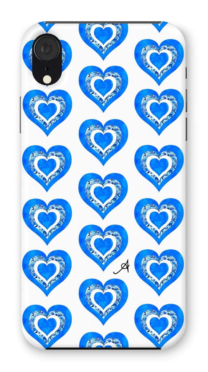 Phone & Tablet Cases iPhone XR / Snap / Gloss Textured Roses Love Cornflower Amanya Design Phone Case Prodigi