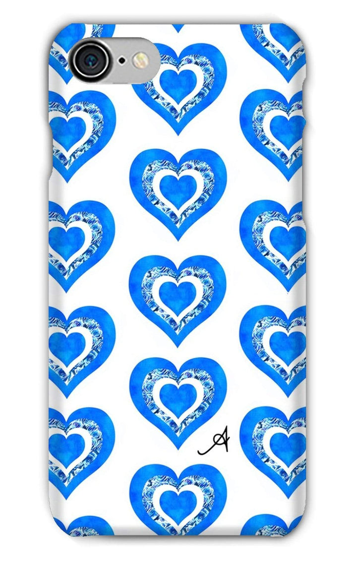 Phone & Tablet Cases iPhone 7 / Snap / Gloss Textured Roses Love Cornflower Amanya Design Phone Case Prodigi