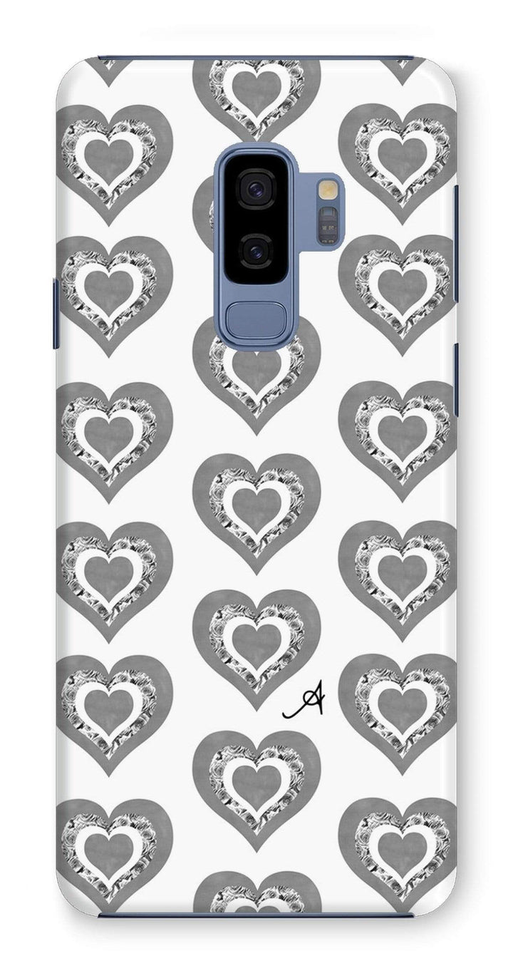 Phone & Tablet Cases Samsung Galaxy S9+ / Snap / Gloss Textured Roses Love Monochrome Amanya Design Phone Case Prodigi