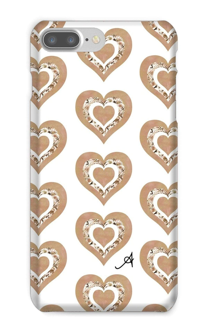 Phone & Tablet Cases iPhone 8 Plus / Snap / Gloss Textured Roses Love Mushroom Amanya Design Phone Case Prodigi