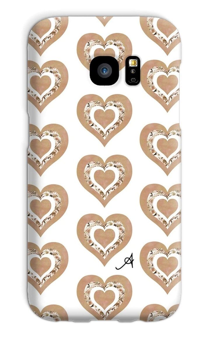 Phone & Tablet Cases Galaxy S7 / Snap / Gloss Textured Roses Love Mushroom Amanya Design Phone Case Prodigi
