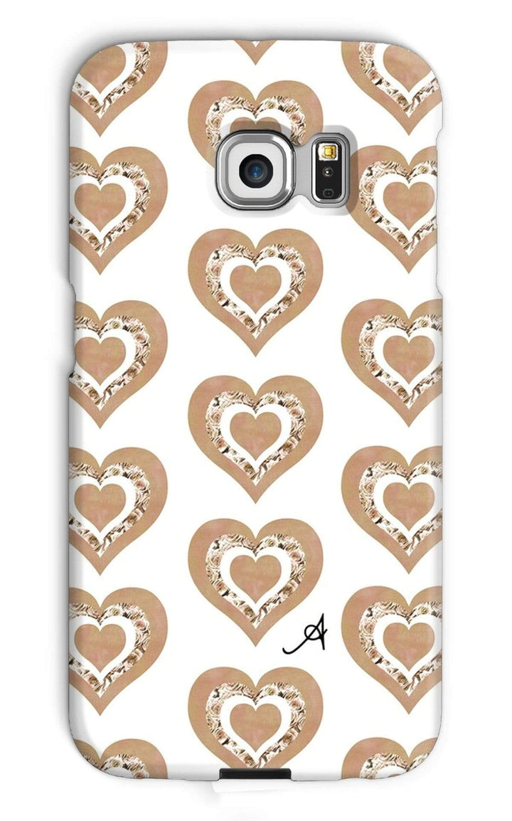 Phone & Tablet Cases Galaxy S6 Edge / Snap / Gloss Textured Roses Love Mushroom Amanya Design Phone Case Prodigi