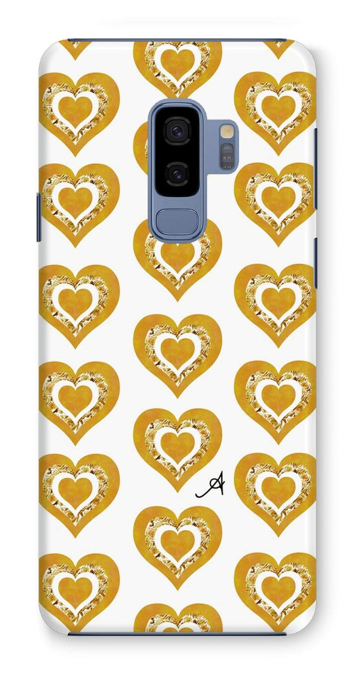 Phone & Tablet Cases Samsung Galaxy S9+ / Snap / Gloss Textured Roses Love Mustard Amanya Design Phone Case Prodigi