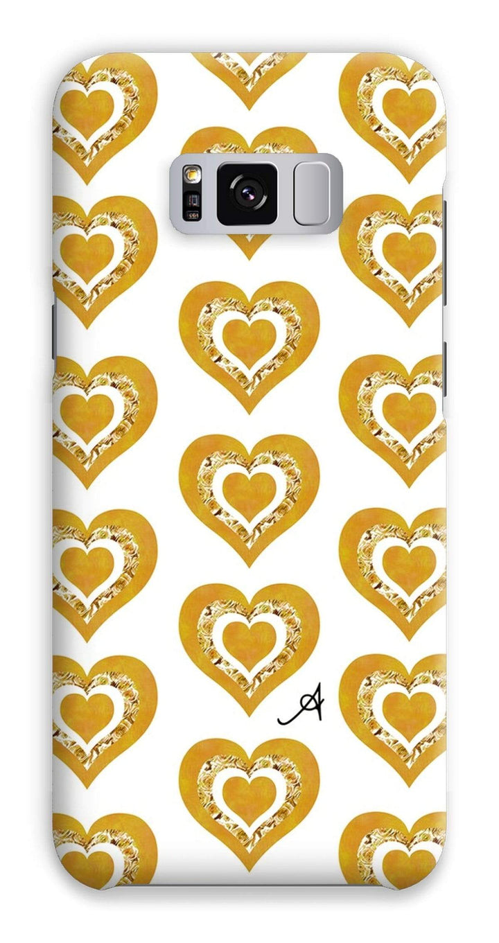 Phone & Tablet Cases Samsung S8 Plus / Snap / Gloss Textured Roses Love Mustard Amanya Design Phone Case Prodigi