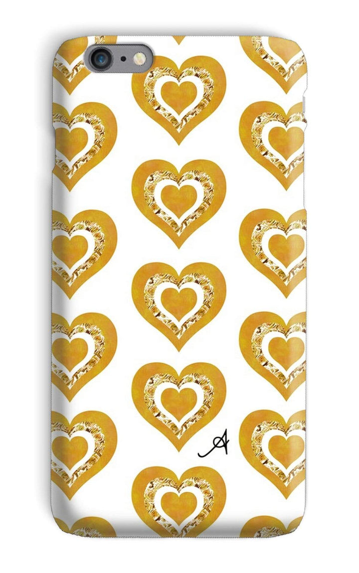 Phone & Tablet Cases iPhone 6s Plus / Snap / Gloss Textured Roses Love Mustard Amanya Design Phone Case Prodigi