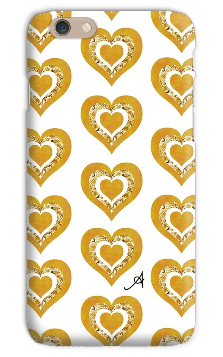 Phone & Tablet Cases iPhone 6s / Snap / Gloss Textured Roses Love Mustard Amanya Design Phone Case Prodigi