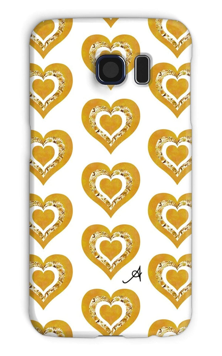 Phone & Tablet Cases Galaxy S6 / Snap / Gloss Textured Roses Love Mustard Amanya Design Phone Case Prodigi