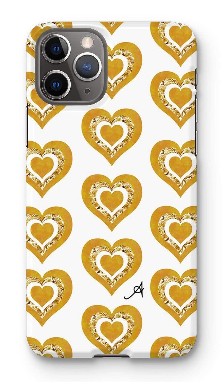 Phone & Tablet Cases iPhone 11 Pro / Snap / Gloss Textured Roses Love Mustard Amanya Design Phone Case Prodigi