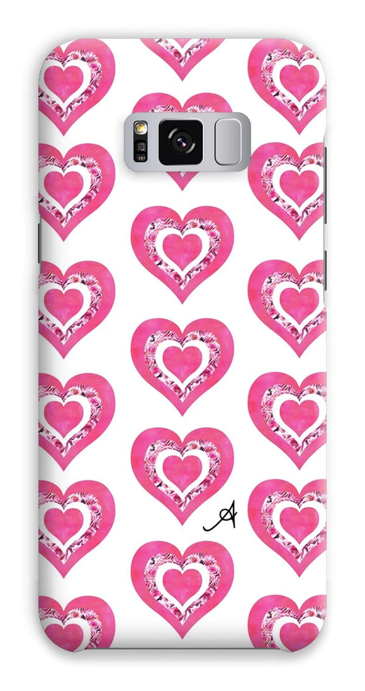 Phone & Tablet Cases Samsung S8 Plus / Snap / Gloss Textured Roses Love Pink Amanya Design Phone Case Prodigi