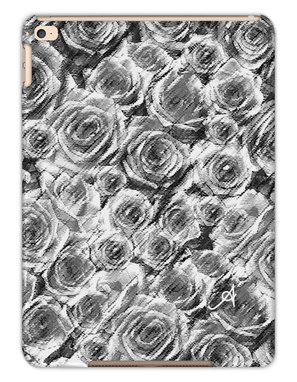 Phone & Tablet Cases iPad Air 2 / Matte Textured Roses Monochrome Amanya Design Tablet Cases Prodigi