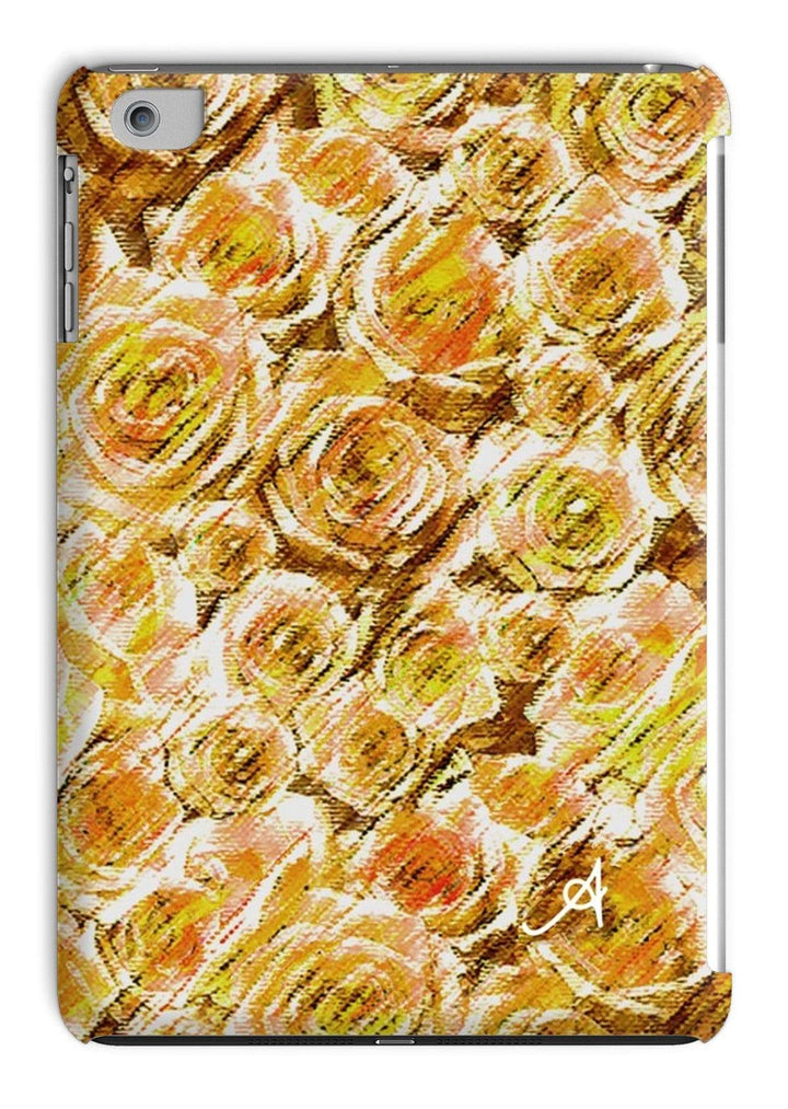 Phone & Tablet Cases iPad Mini 1/2/3 / Gloss Textured Roses Mustard Amanya Design Tablet Cases Prodigi