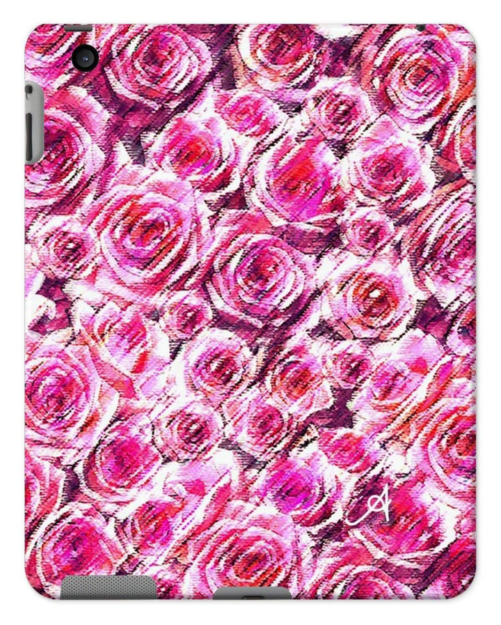 Phone & Tablet Cases iPad 2/3/4 / Gloss Textured Roses Pink Amanya Design Tablet Cases Prodigi