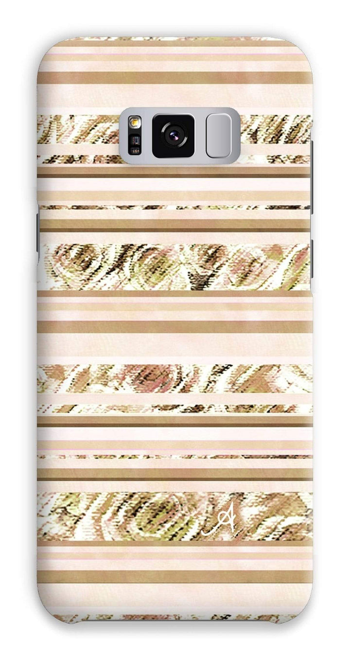 Phone & Tablet Cases Samsung S8 Plus / Snap / Gloss Textured Roses Stripe Mushroom Amanya Design Phone Case Prodigi