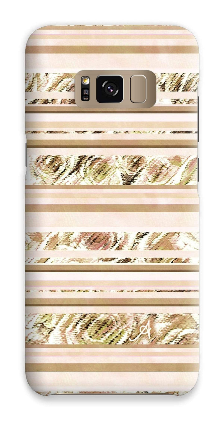 Phone & Tablet Cases Samsung S8 / Snap / Gloss Textured Roses Stripe Mushroom Amanya Design Phone Case Prodigi
