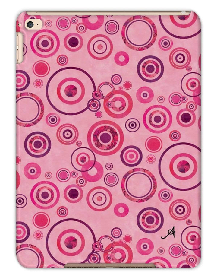 Phone & Tablet Cases iPad Air 2 / Matte Watercolour Circles Pink Amanya Design Tablet Cases Prodigi