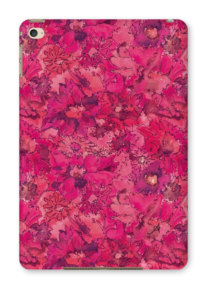 Phone & Tablet Cases iPad Mini 4 / Gloss Watercolour Daisies Pink Amanya Design Tablet Cases Prodigi
