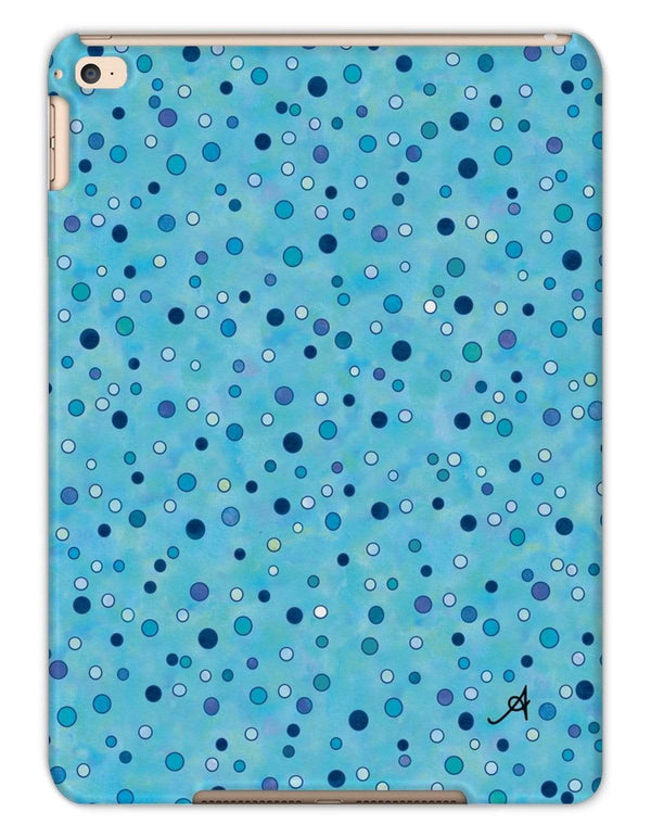 Phone & Tablet Cases iPad Air 2 / Matte Watercolour Spots Blue Amanya Design Tablet Cases Prodigi