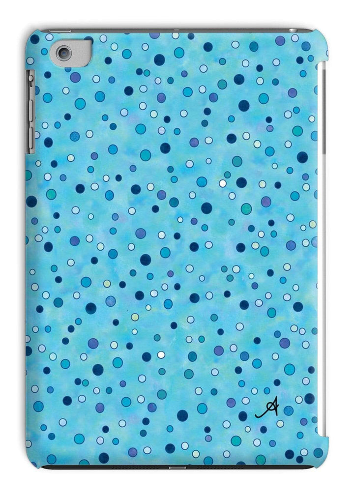 Phone & Tablet Cases iPad Mini 1/2/3 / Gloss Watercolour Spots Blue Amanya Design Tablet Cases Prodigi