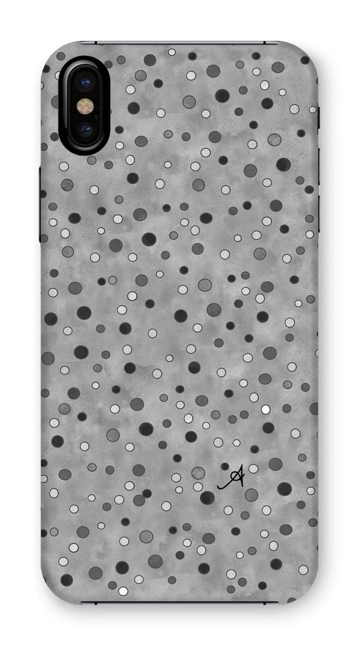 Phone & Tablet Cases iPhone XS / Snap / Gloss Watercolour Spots Monochrome Amanya Design Phone Case Prodigi