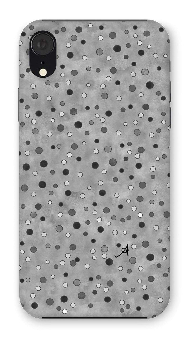 Phone & Tablet Cases iPhone XR / Snap / Gloss Watercolour Spots Monochrome Amanya Design Phone Case Prodigi