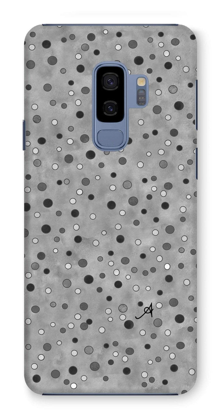 Phone & Tablet Cases Samsung Galaxy S9+ / Snap / Gloss Watercolour Spots Monochrome Amanya Design Phone Case Prodigi