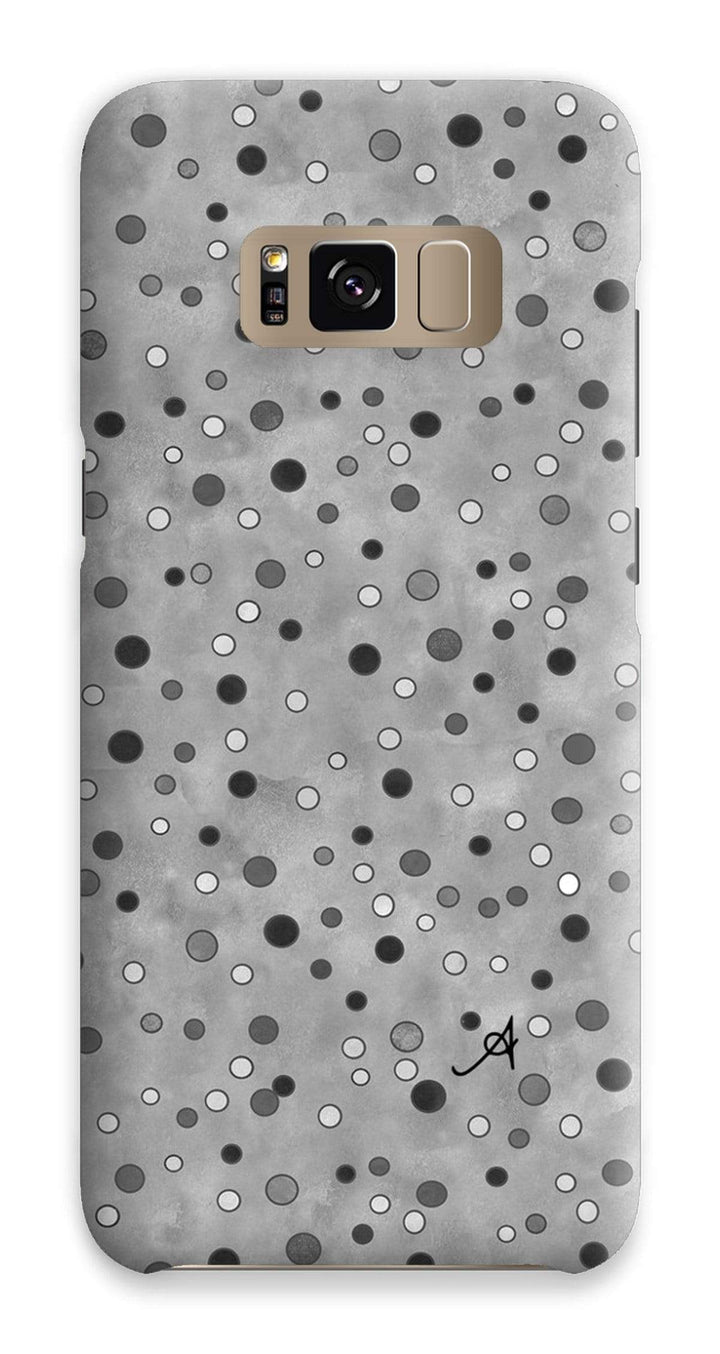 Phone & Tablet Cases Samsung S8 / Snap / Gloss Watercolour Spots Monochrome Amanya Design Phone Case Prodigi
