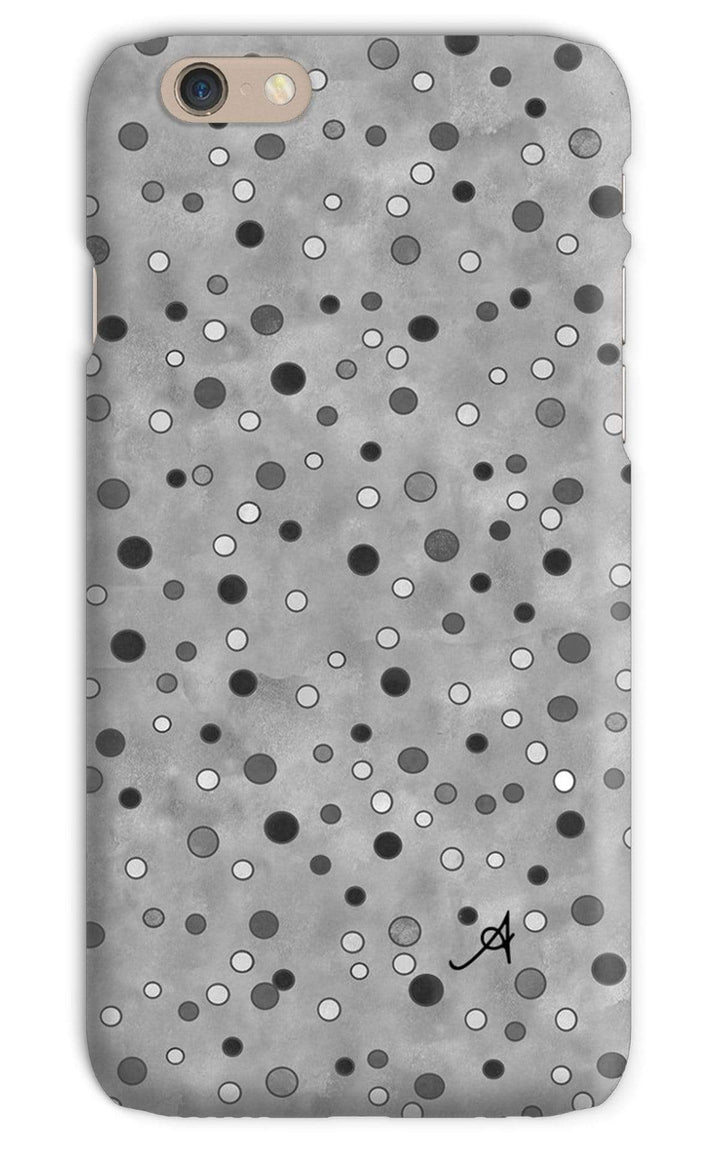 Phone & Tablet Cases iPhone 6s / Snap / Gloss Watercolour Spots Monochrome Amanya Design Phone Case Prodigi