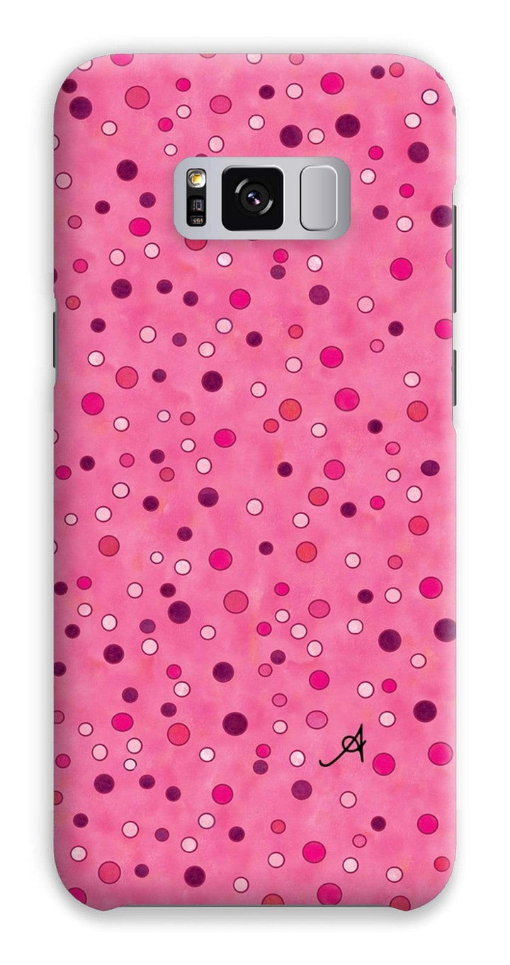 Phone & Tablet Cases Samsung S8 Plus / Snap / Gloss Watercolour Spots Pink Amanya Design Phone Case Prodigi