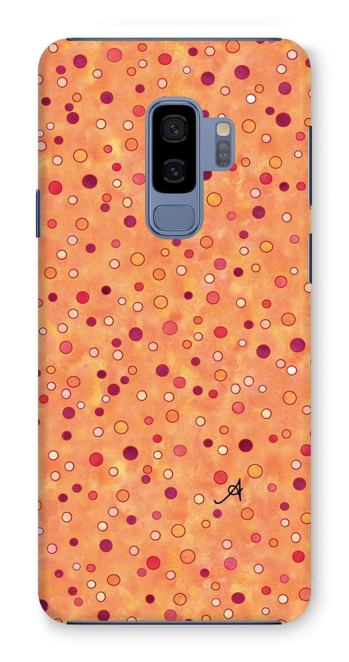Phone & Tablet Cases Samsung Galaxy S9+ / Snap / Gloss Watercolour Spots Red Amanya Design Phone Case Prodigi