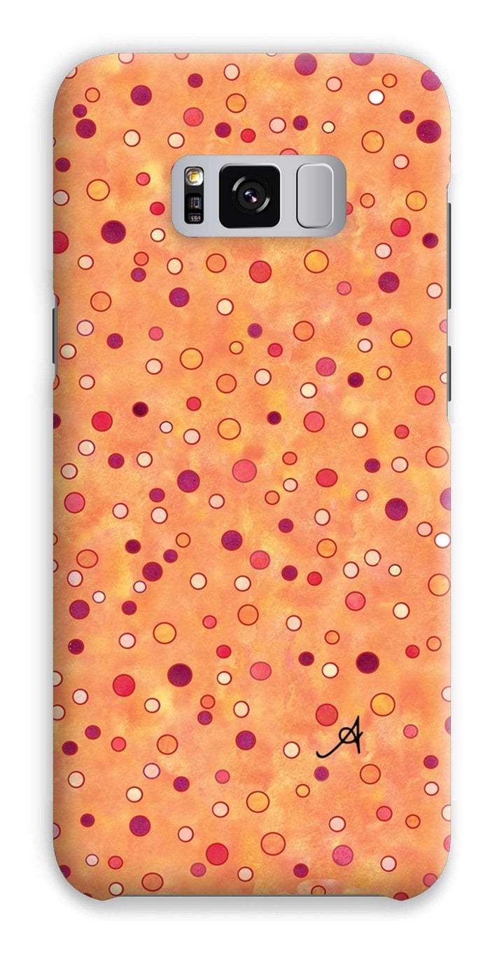 Phone & Tablet Cases Samsung S8 Plus / Snap / Gloss Watercolour Spots Red Amanya Design Phone Case Prodigi