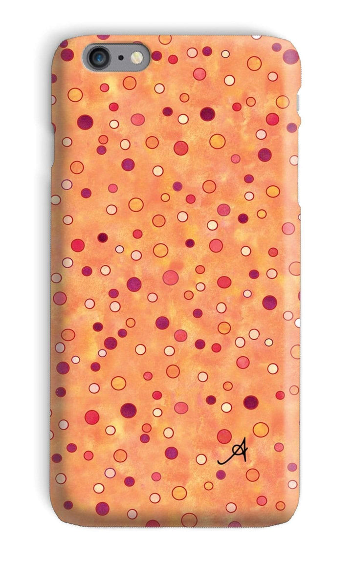 Phone & Tablet Cases iPhone 6s Plus / Snap / Gloss Watercolour Spots Red Amanya Design Phone Case Prodigi
