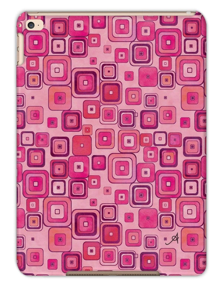 Phone & Tablet Cases iPad Air 2 / Matte Watercolour Squares Pink Amanya Design Tablet Cases Prodigi