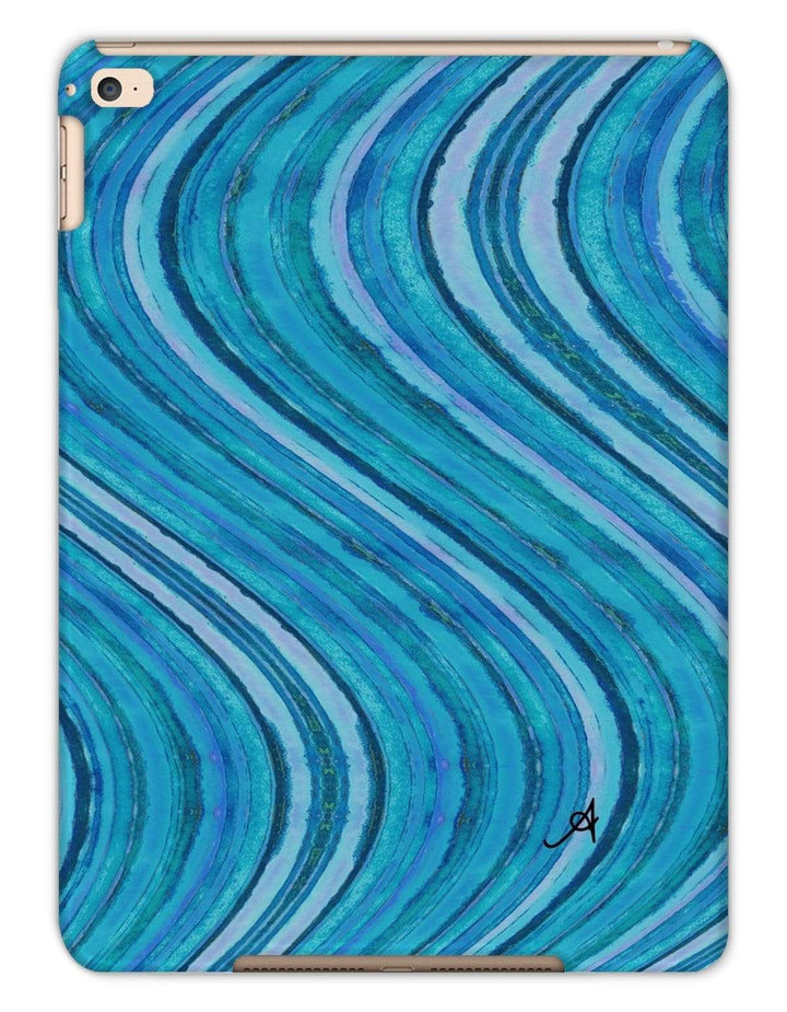 Phone & Tablet Cases iPad Air 2 / Matte Watercolour Waves Blue Amanya Design Tablet Cases Prodigi