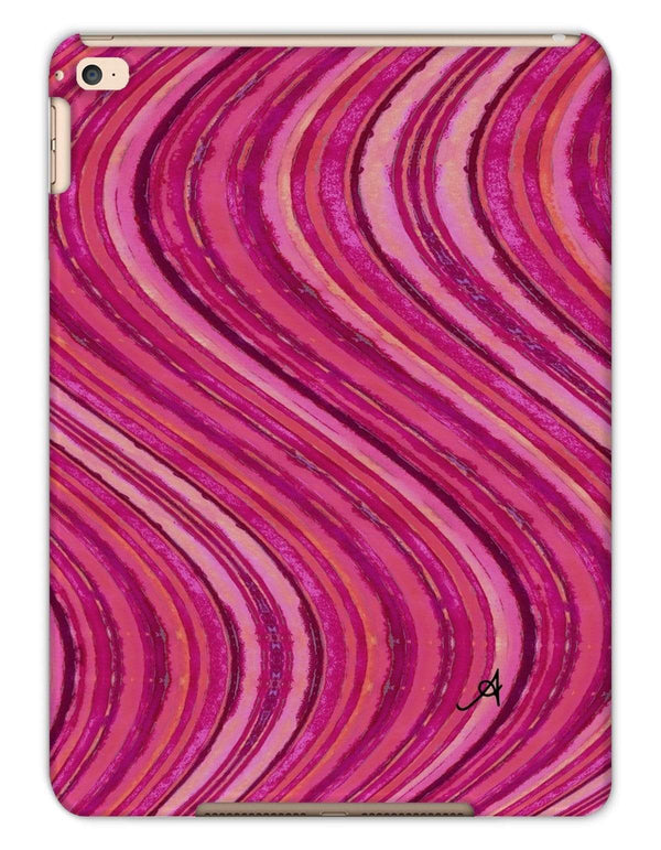 Phone & Tablet Cases iPad Air 2 / Matte Watercolour Waves Pink Amanya Design Tablet Cases Prodigi