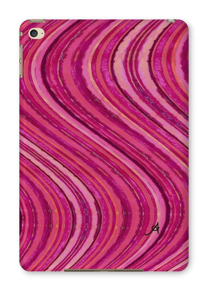 Phone & Tablet Cases iPad Mini 4 / Gloss Watercolour Waves Pink Amanya Design Tablet Cases Prodigi