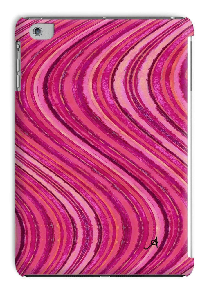 Phone & Tablet Cases iPad Mini 1/2/3 / Gloss Watercolour Waves Pink Amanya Design Tablet Cases Prodigi