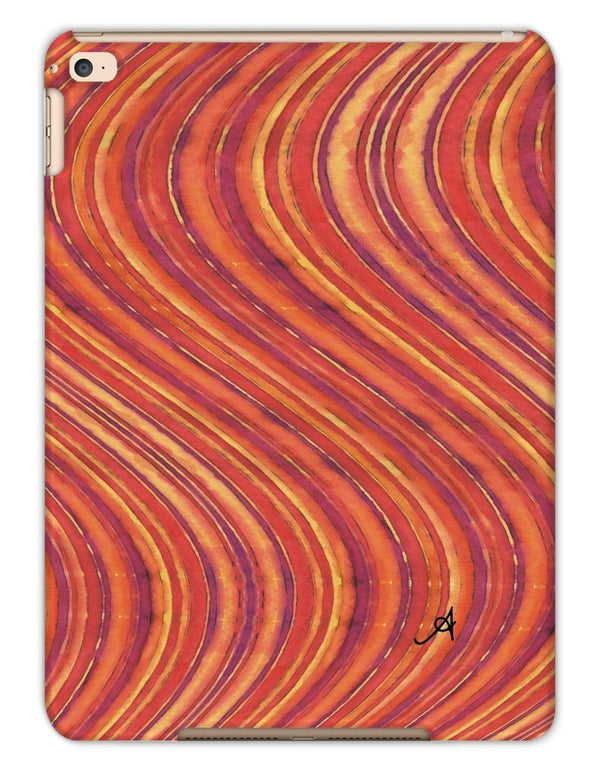 Phone & Tablet Cases iPad Air 2 / Matte Watercolour Waves Red Amanya Design Tablet Cases Prodigi