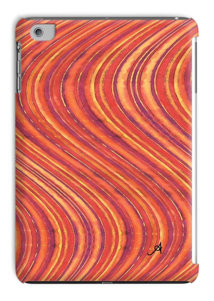 Phone & Tablet Cases iPad Mini 1/2/3 / Gloss Watercolour Waves Red Amanya Design Tablet Cases Prodigi