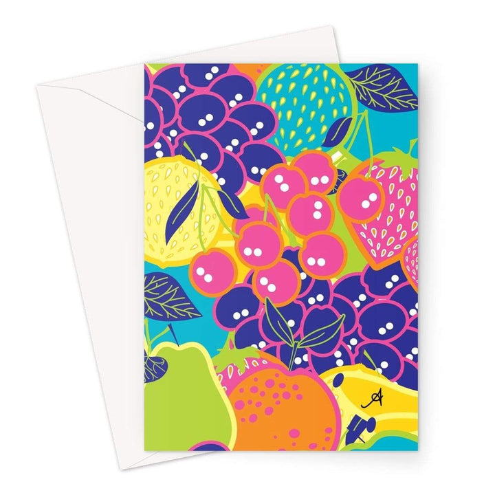 Stationery A5 / 1 Card Eat Me Allover Amanya Design Greeting Card Prodigi