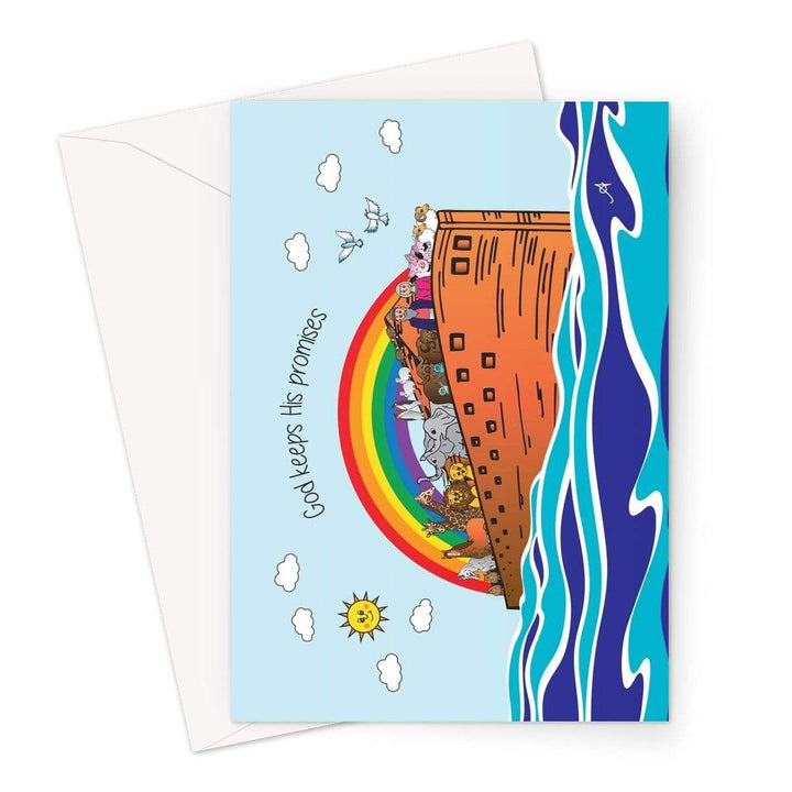 Stationery A5 / 1 Card Noah's Ark Amanya Design Greeting Card Prodigi