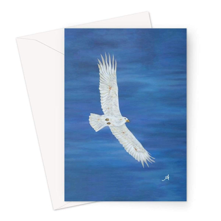 Stationery A5 / 1 Card Soaring Eagle Amanya Design Greeting Card Prodigi